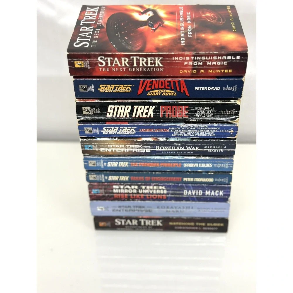 Lot of 10 Star Trek Paperback books